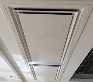 دریچه زیر فن کوئل سقفی لولایی